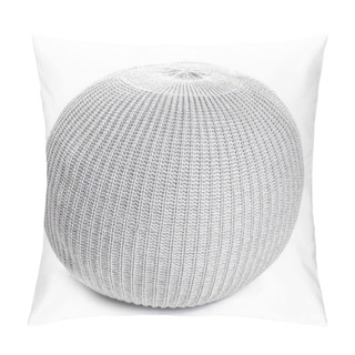 Personality  Comfortable Soft Pouf On White Background Pillow Covers