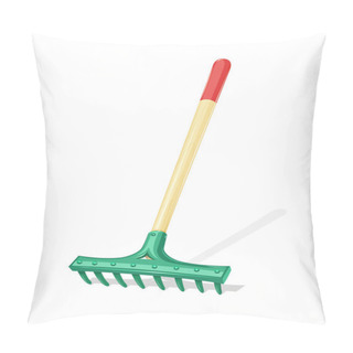 Personality  Garden Rake. Agriculture Tool. Pillow Covers