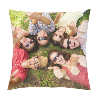 Personality  People Having Fun In Park Pillow Covers