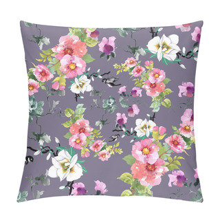 Personality  Colorful Pattern With Flowers And Birds Pillow Covers