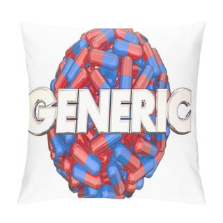 Personality  Pills Capsule With Inscription Pillow Covers