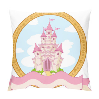Personality  Princess Castle Design Pillow Covers