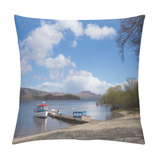 Personality  Loch Lomond Scotland UK In The Trossachs National Park Famous Scottish Tourist Destination Pillow Covers