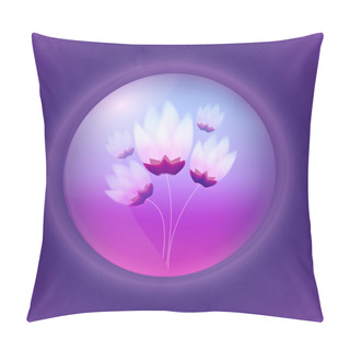 Personality  Vector Floral Background Design Pillow Covers