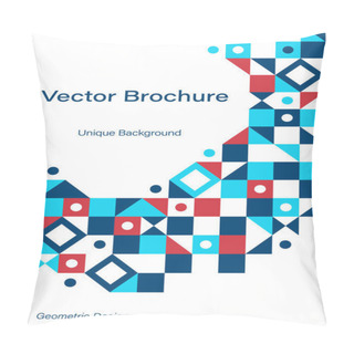 Personality  Simple Geometric Vector Brochure Pillow Covers