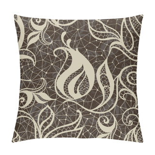 Personality  Flower Lacy Seamless Background Pillow Covers