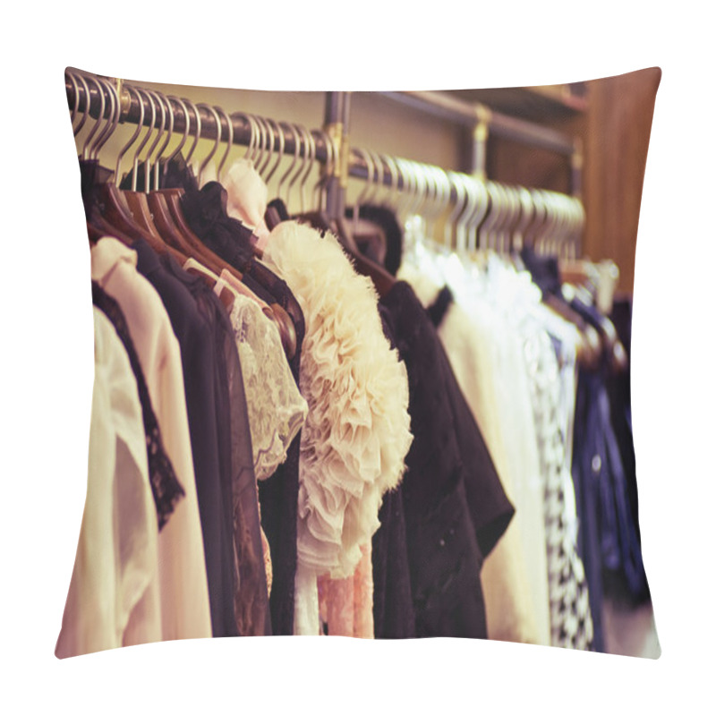 Personality  Fashion Clothes Hang On A Hanger Pillow Covers