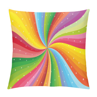Personality  Colorful Rainbow Pillow Covers