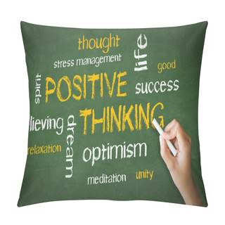 Personality  Positive Thinking Chalk Drawing Pillow Covers