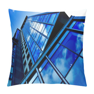 Personality  Angled Business Skyscraper Pillow Covers