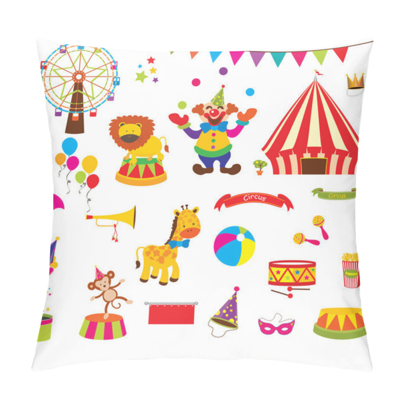 Personality  Set of Cute Circus pillow covers