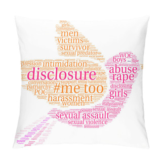 Personality  Disclosure Word Cloud Pillow Covers