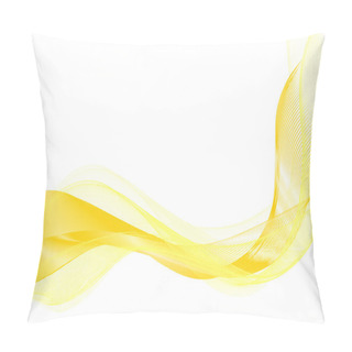 Personality  Background With Abstract Smooth Lines Pillow Covers