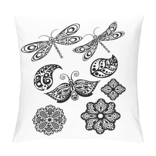 Personality  Nature And Floral Set Drawing Pillow Covers