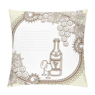 Personality  Wine List Pillow Covers