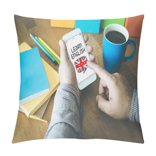 Personality  Hands Holding Mobile Phone  Pillow Covers