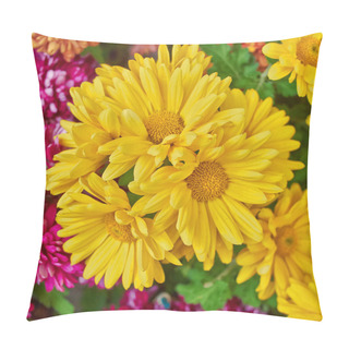 Personality  Chrysanthemums Floral Background Pillow Covers