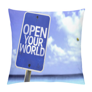 Personality  Open Your World Sign Pillow Covers