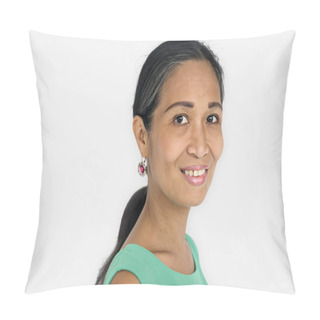 Personality  Portrait Of Latin-american Woman Pillow Covers