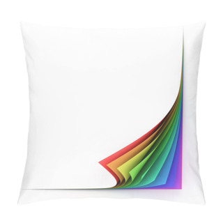 Personality  Blank Colorful Paper Sheets Pillow Covers