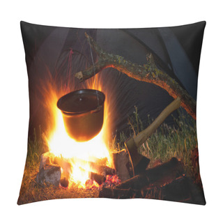 Personality  Pot On Fire Pillow Covers