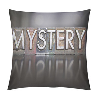 Personality  Mystery Letterpress Pillow Covers