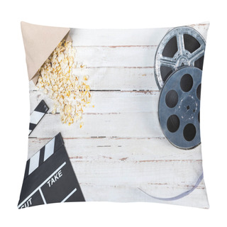 Personality  Film Reels And Movie Clapper Pillow Covers