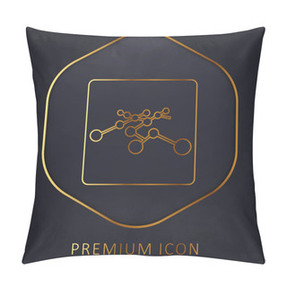 Personality  Bettercodes Logo Golden Line Premium Logo Or Icon Pillow Covers