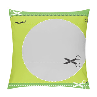 Personality  Scissors Cutting Paper Pillow Covers