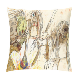 Personality Stygian Witches Pillow Covers
