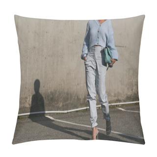 Personality  Street Style Clothing And Accesory Detail - StreetStyleFW2020 Pillow Covers
