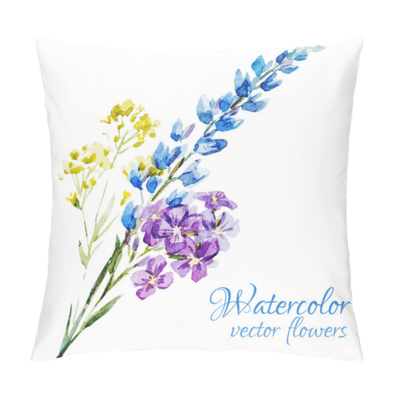 Personality  Nice Watercolor Flowers Pillow Covers