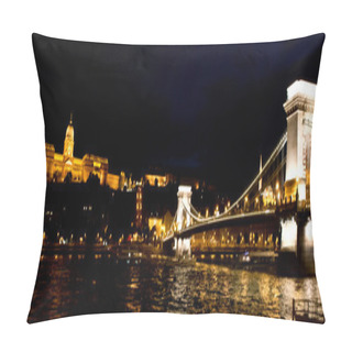 Personality  Chain Bridge In Budapest Pillow Covers