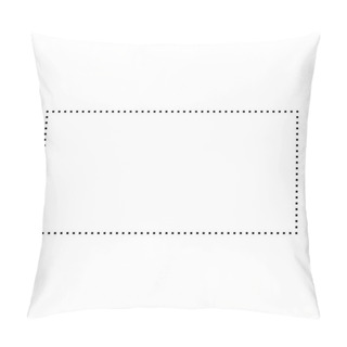 Personality  Rectangle Shape Dotted Icon Vector Symbol For Creative Graphic Design Ui Element In A Pictogram Illustration Pillow Covers