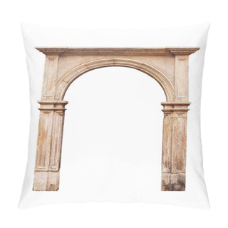 Personality  Ancient Arch Isolated On White Background Pillow Covers