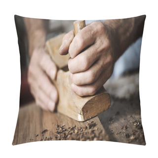 Personality  Hands Of A Craftsman Pillow Covers