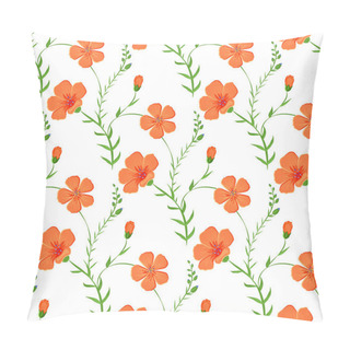 Personality  Abstract Elegant Seamless Pattern With Floral Background Pillow Covers