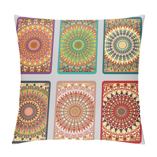 Personality  Set Retro Cards Pillow Covers