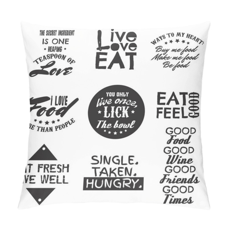 Personality  Vector quote typographical background  pillow covers