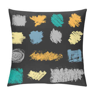 Personality  Chalk Design Elements. Pillow Covers