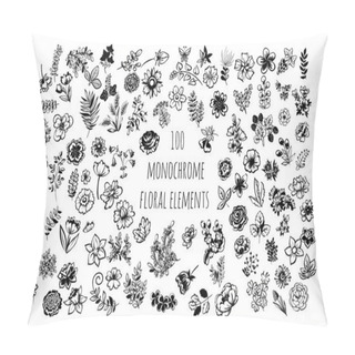 Personality  Set A Bouquets Of Flowers Pillow Covers