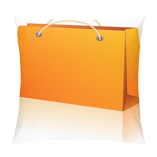 Personality  Orange Shopping Bag. Pillow Covers
