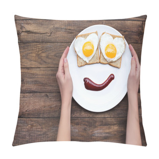 Personality  Smile For A Good Morning Pillow Covers