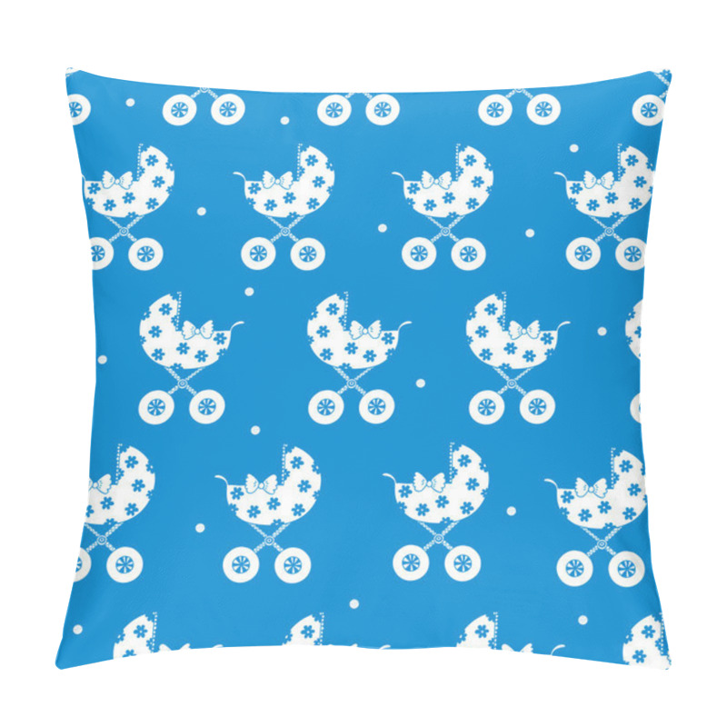 Personality  Children's seamless pattern for newborn babies. . pillow covers