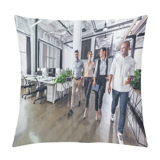 Personality  Confident Multiethnic Business People Pillow Covers