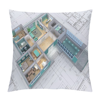 Personality  House. Pillow Covers