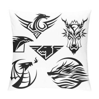 Personality  Dragon Symbols Pillow Covers