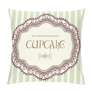 Personality  Cute Vintage Vector Label Pillow Covers
