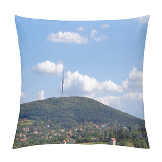Personality  Avala, The Mountain On The Outskirts Of Belgrade Where One Of The City Landmarks Is Located  The Avala Tower. Pillow Covers