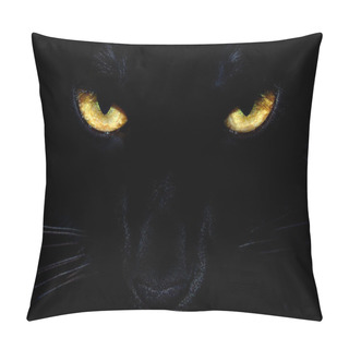 Personality  Black Cat Eyes Pillow Covers